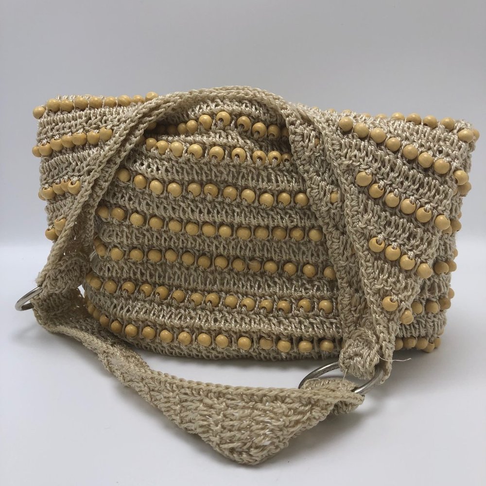 Crochet Beaded Purse Boho